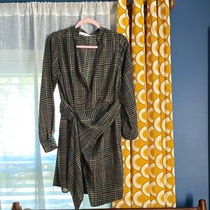 ASTR Black Plaid Dress
